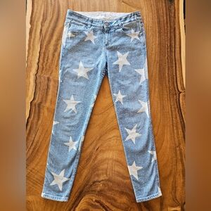 Stella McCartney Blue Star Skinny Jeans